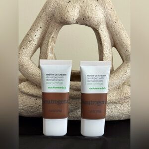 Neutrogena® Clear Coverage Flawless Matte CC Cream 10 Sienna- 2 Pk